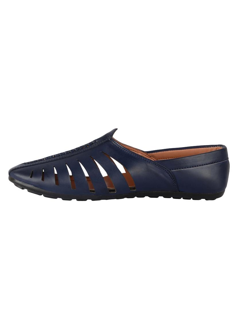 blue leatherette slip on juti - 15351305 -  Standard Image - 1