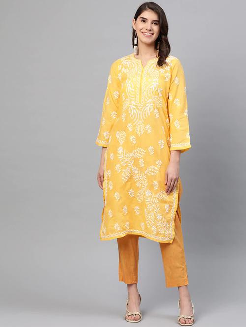 women's straight kurta - 15352272 - Standard Image - 0