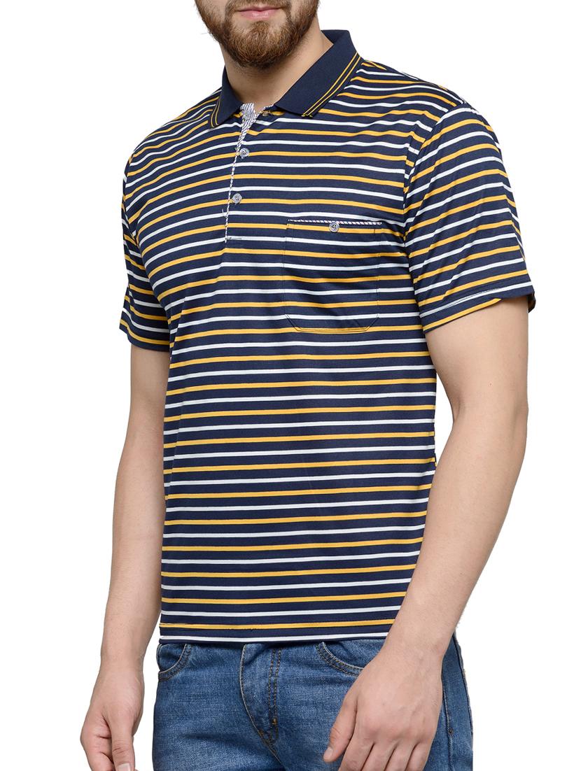 yellow cotton pocket t-shirt - 15355465 - Standard Image - 1