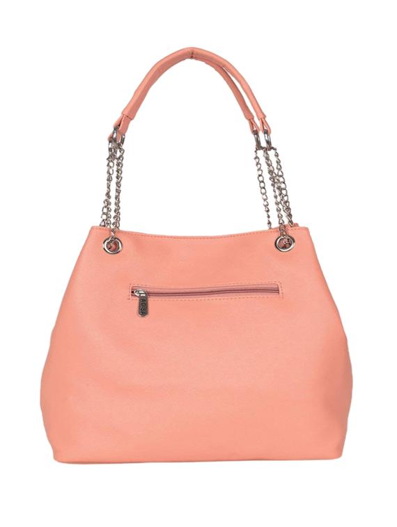 orange leatherette (pu) handbag - 15358410 - Standard Image - 1