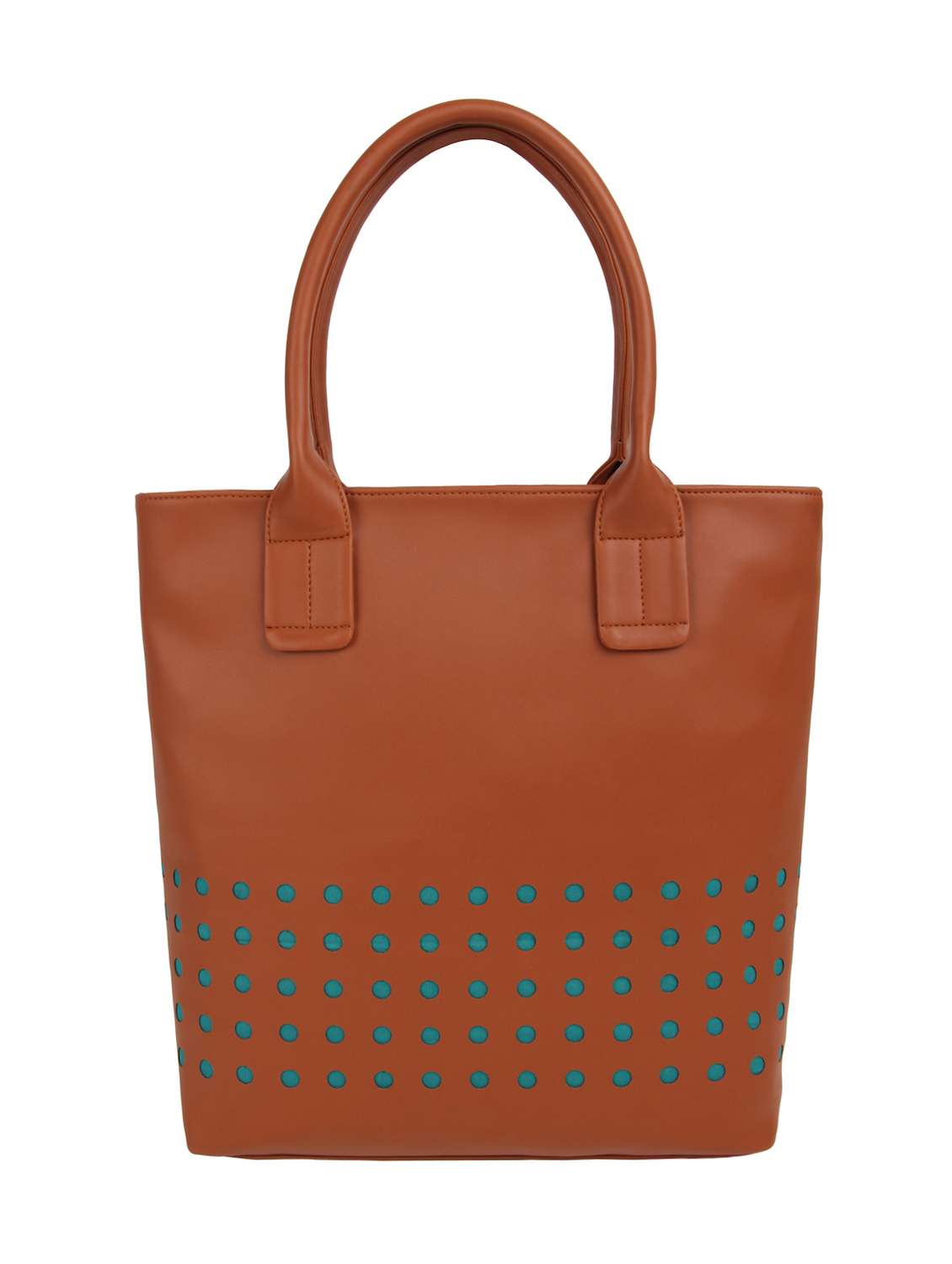 tan leatherette (pu) handbag