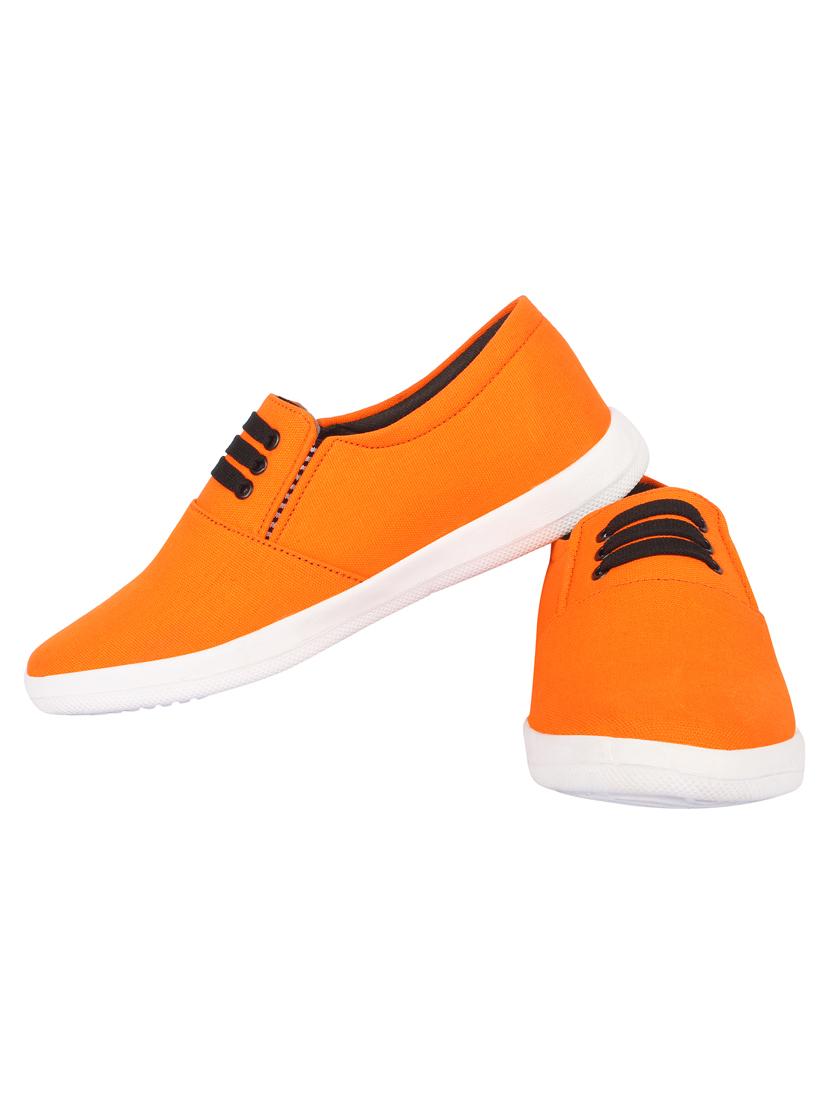 orange canvas casual slip on - 15361021 - Standard Image - 1