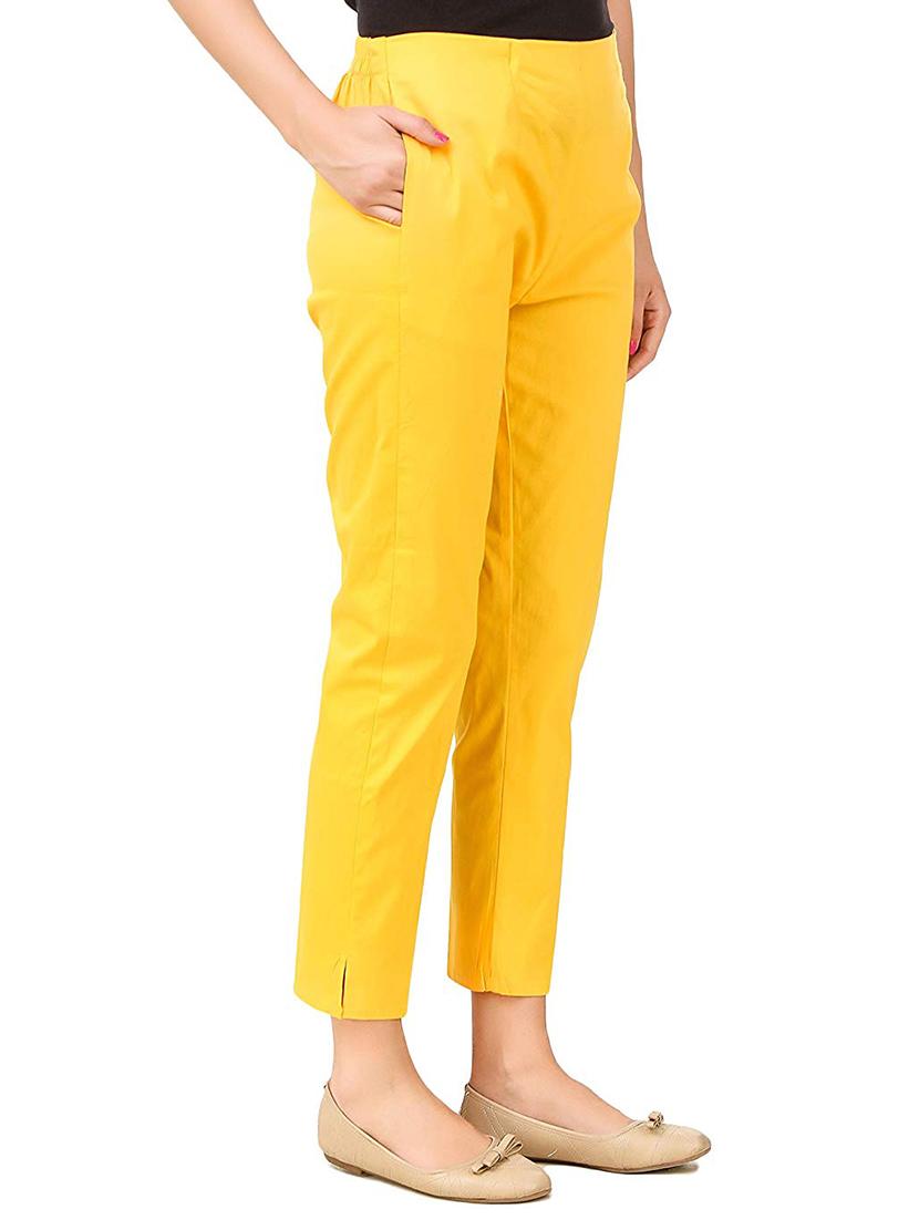flat front solid trouser - 15361658 - Standard Image - 1