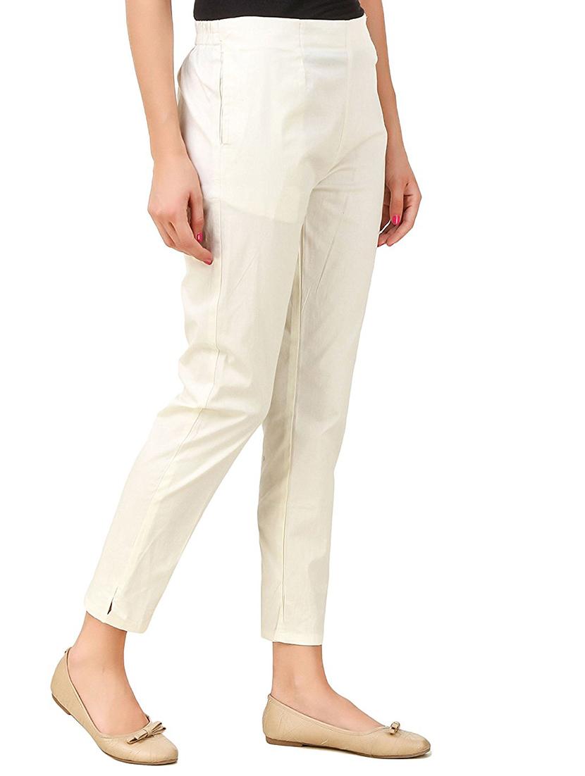 flat front solid trouser - 15361662 -  Standard Image - 1