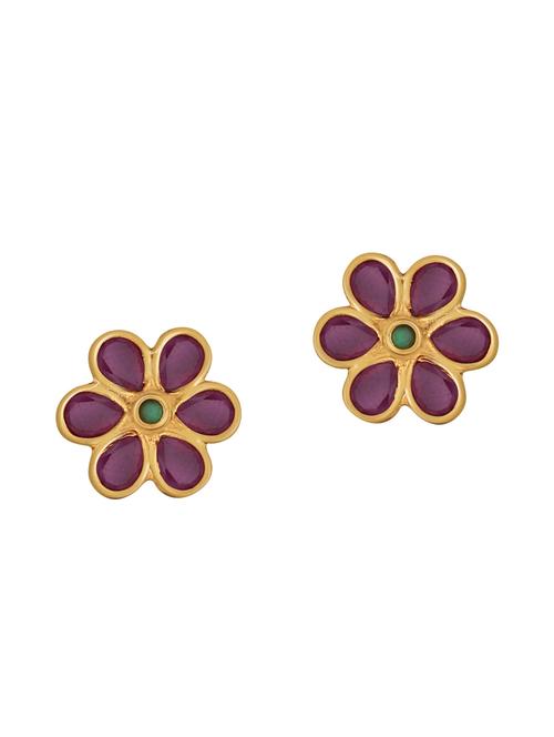gold brass drop earring - 15363297 - Standard Image - 0