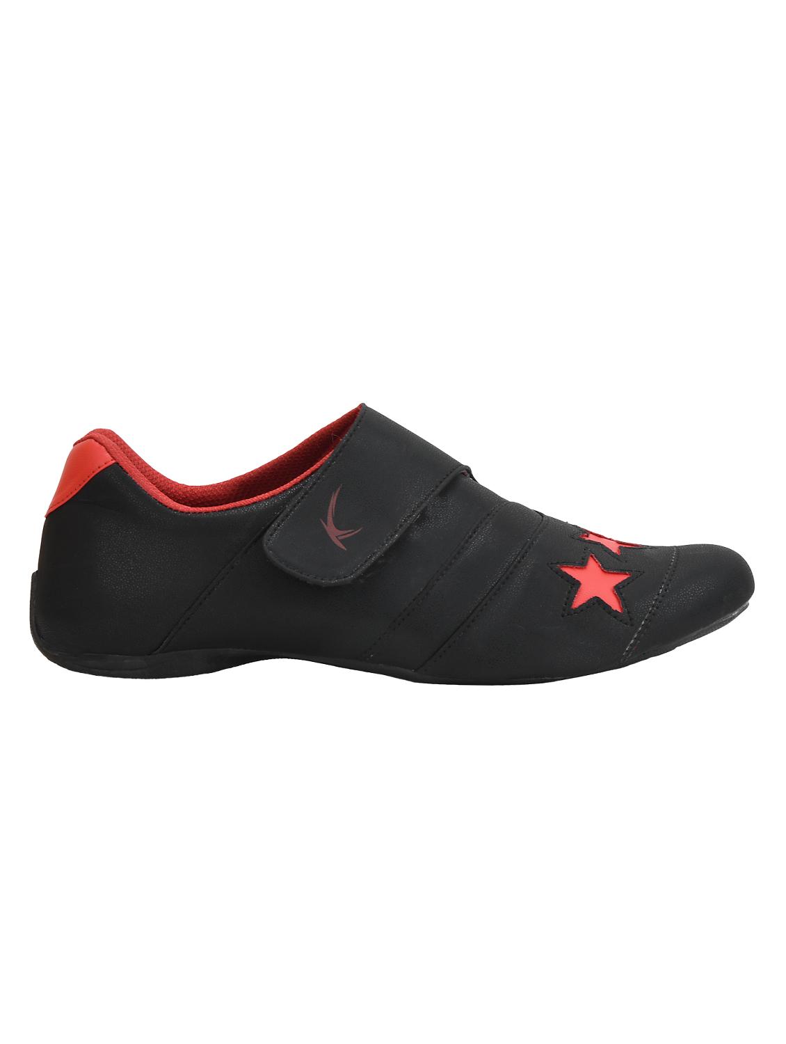 black leatherette casual slip on - 15363903 - Standard Image - 1