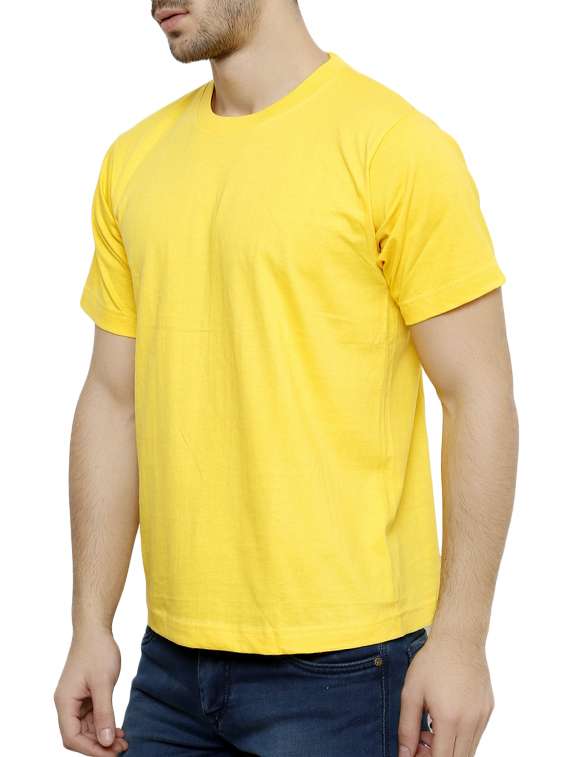 yellow cotton t-shirt - 15364040 - Standard Image - 1