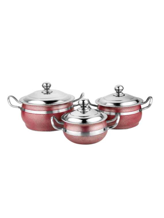 handi antique red colour 3 pcs