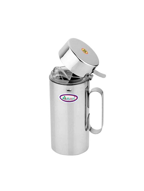 stainless steel oil dispenser, 1200 ml, 1 piece, silver