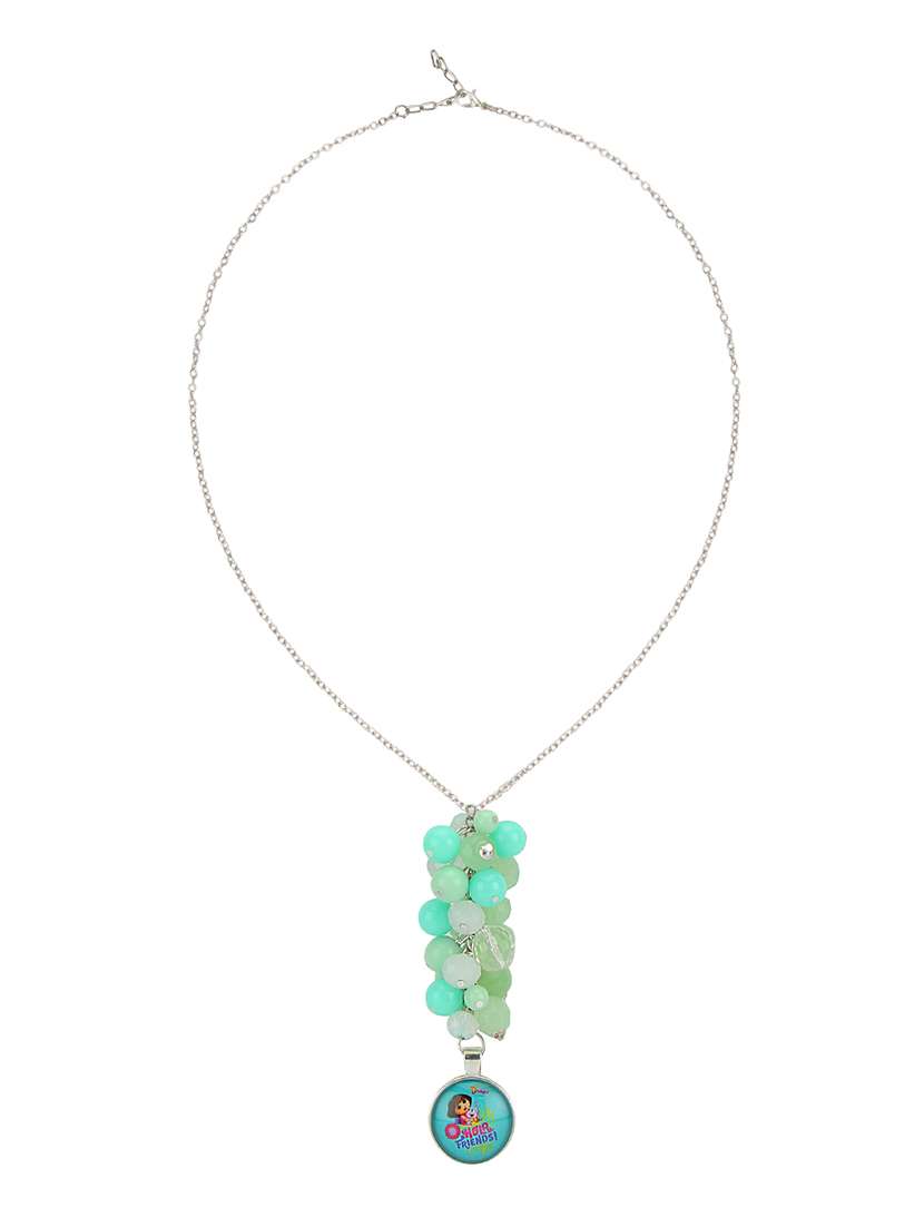 green plastic neckpiece