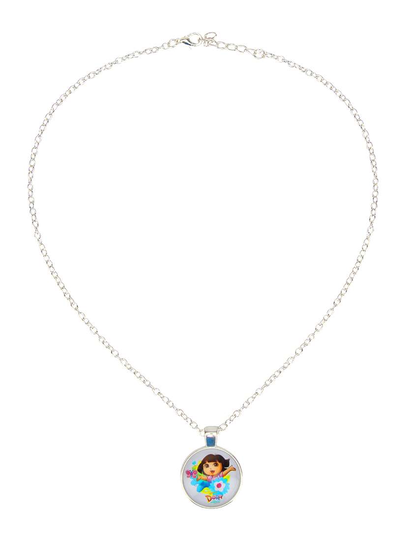white plastic neckpiece