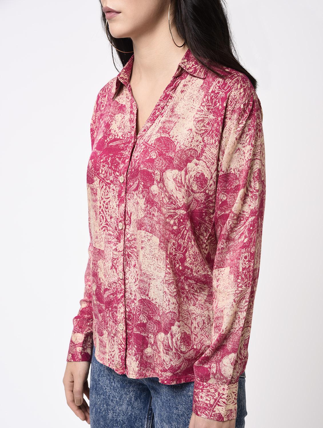 abstract print shirt - 15384540 -  Standard Image - 1