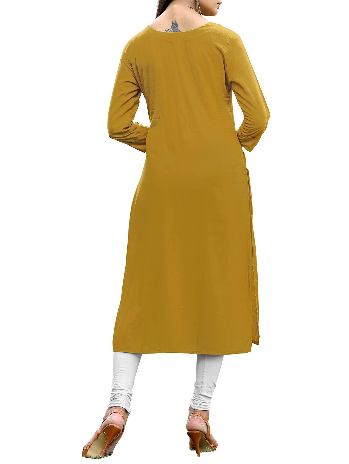 women's straight kurta - 15387830 - Standard Image - 1