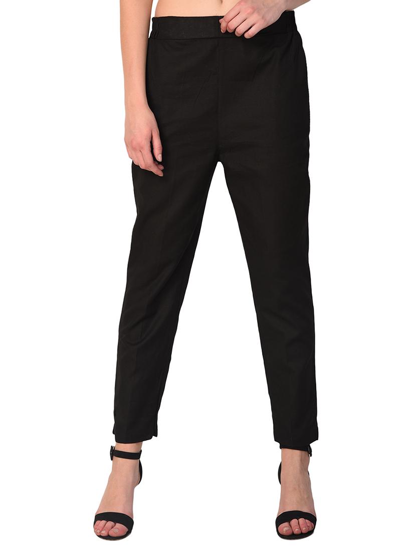 set of 2 flat front cigarette pants - 15392614 -  Standard Image - 1