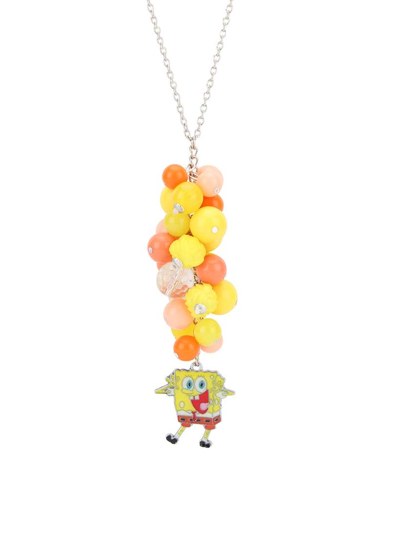 orange plastic neckpiece