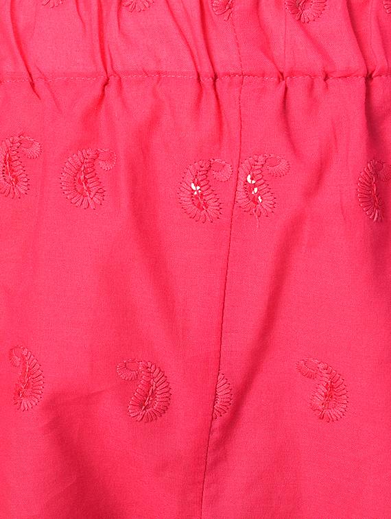 embroidered combo staright pant - 15392935 - Standard Image - 4