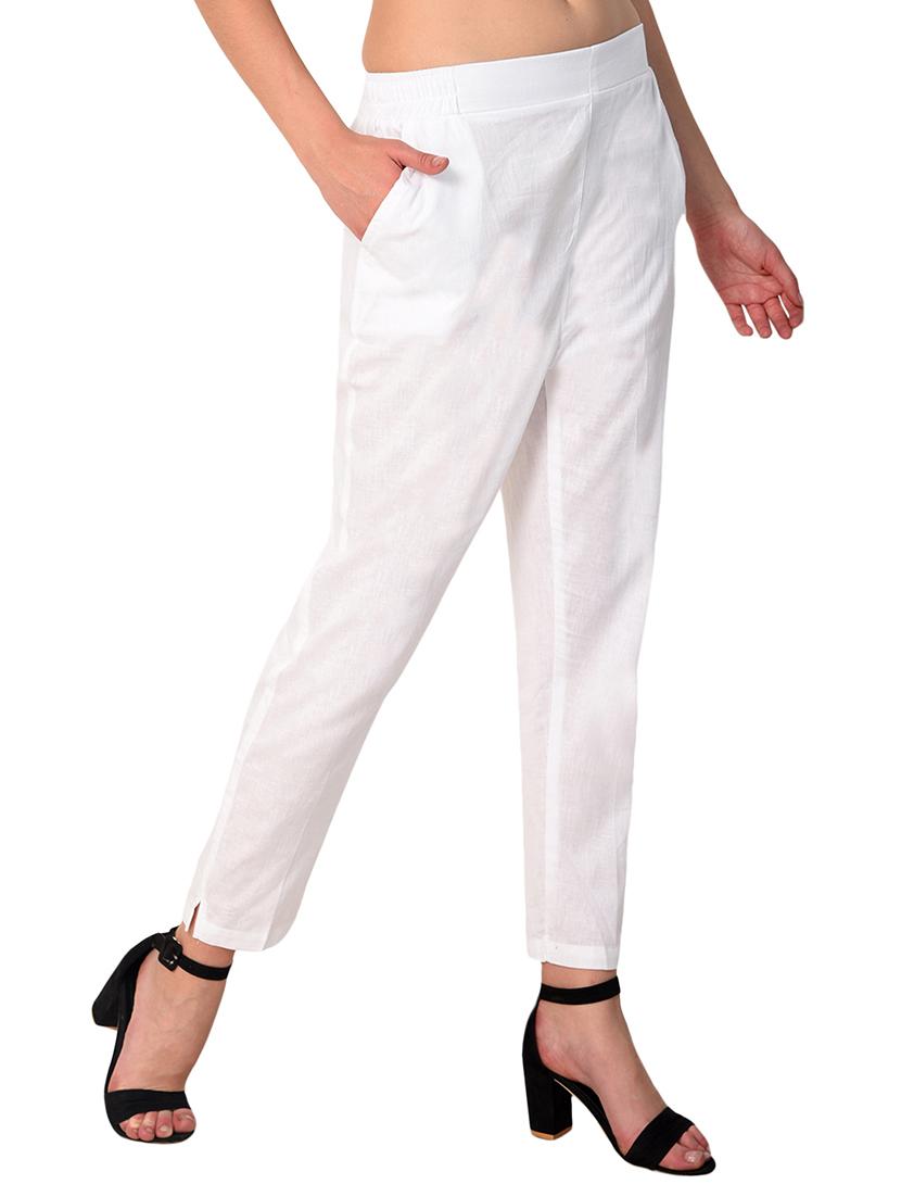 set of 2 flat front cigarette pants - 15392969 - Standard Image - 6