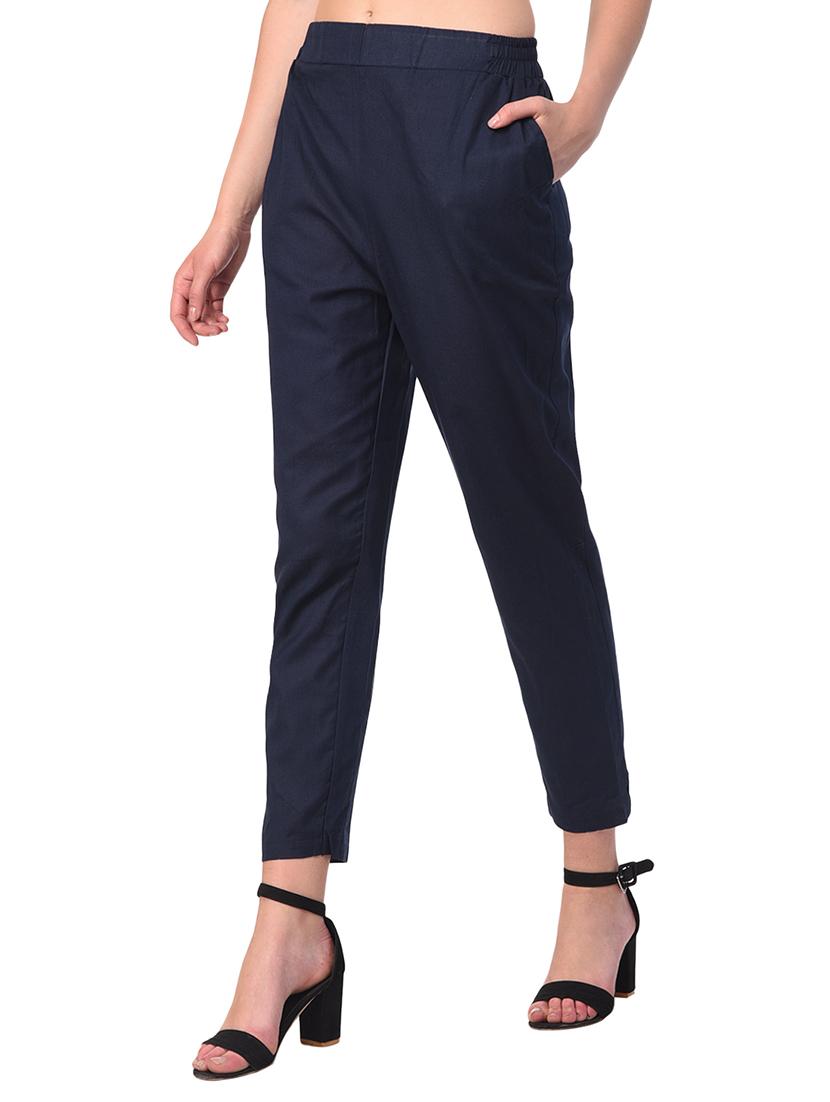 set of 2 flat front cigarette pants - 15392971 - Standard Image - 1