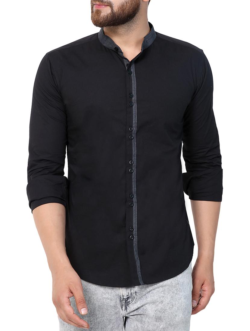 mens solid casual shirt - 15394663 -  Zoom Image - 0