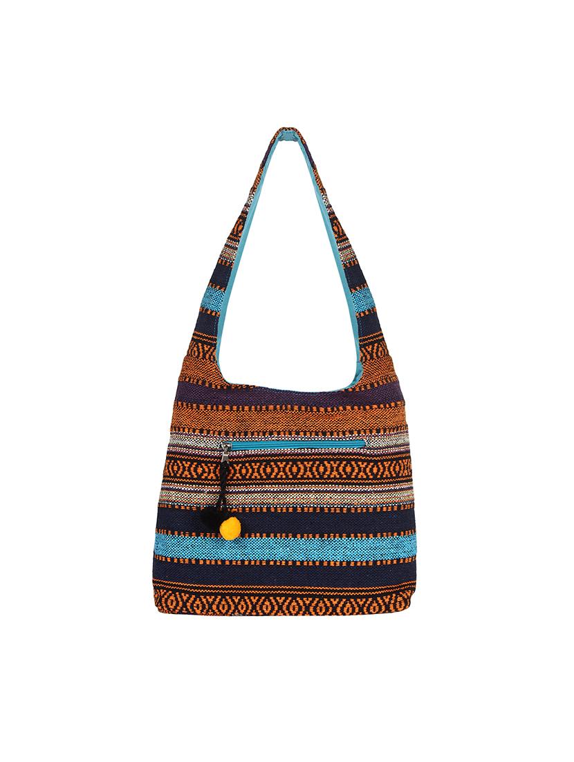 multi colored jute handbag - 15399360 -  Standard Image - 1