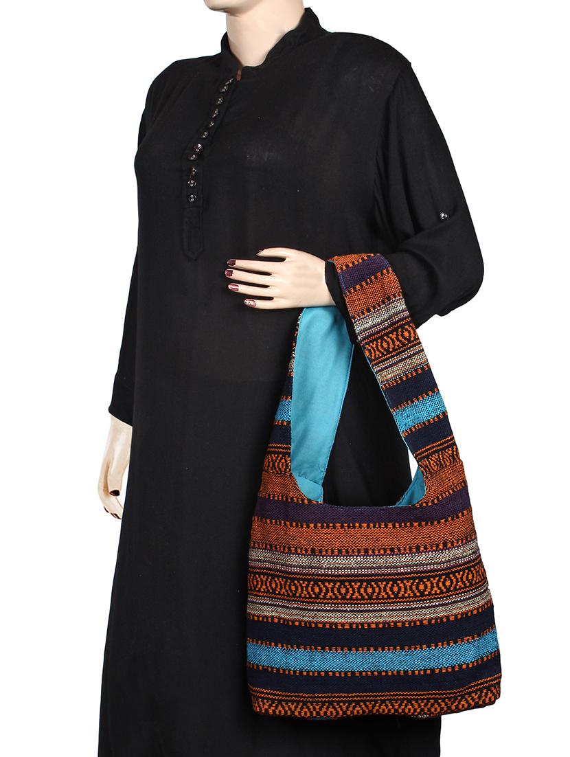 multi colored jute handbag - 15399360 - Standard Image - 4