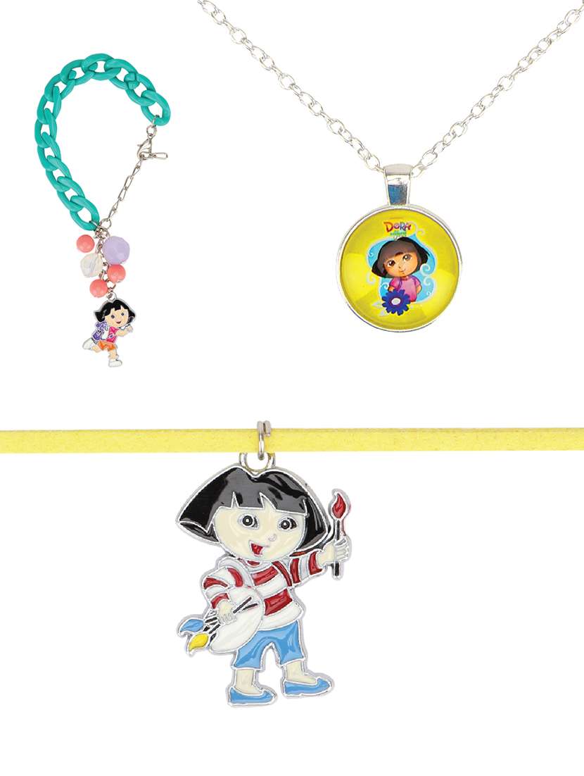 multi colored plastic necklace set jewellery