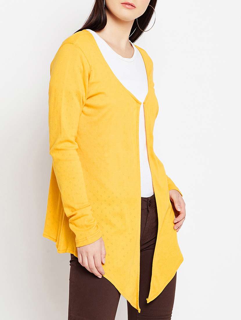 knitted asymmertic shrug - 15415733 -  Standard Image - 1