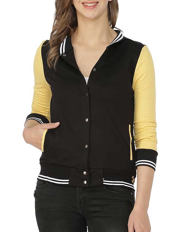 button down varsity jacket