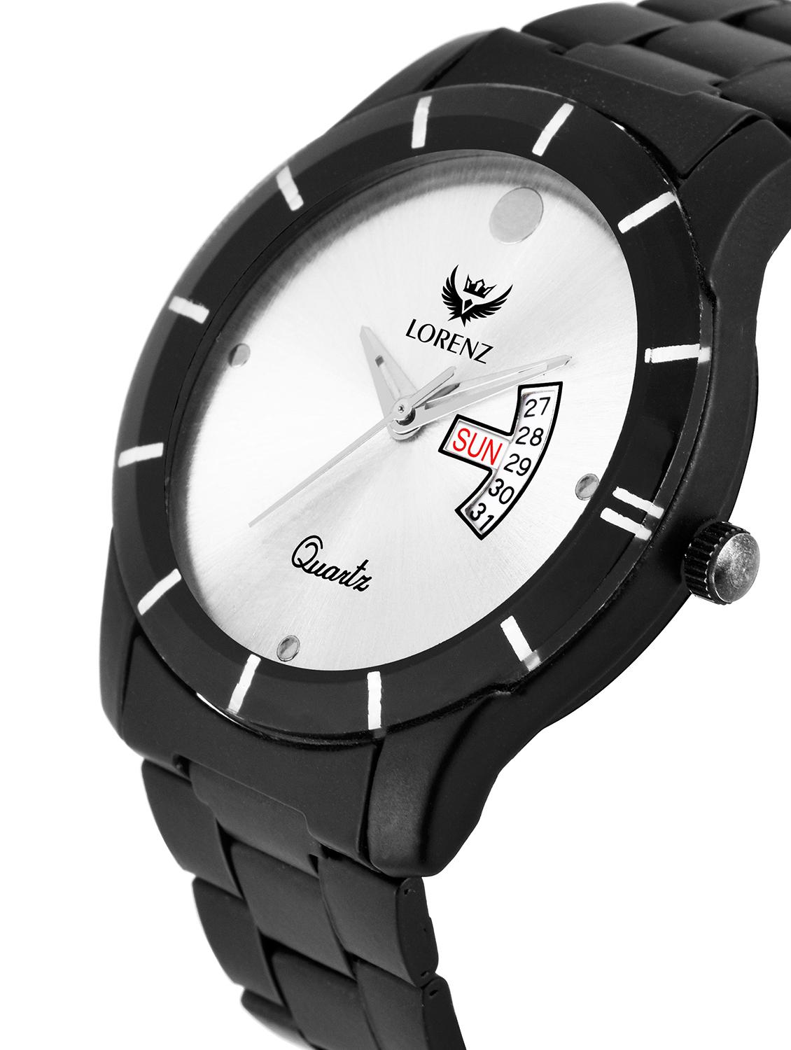 lorenz day & date functioning analog watch- mk-1087a - 15420315 - Standard Image - 1