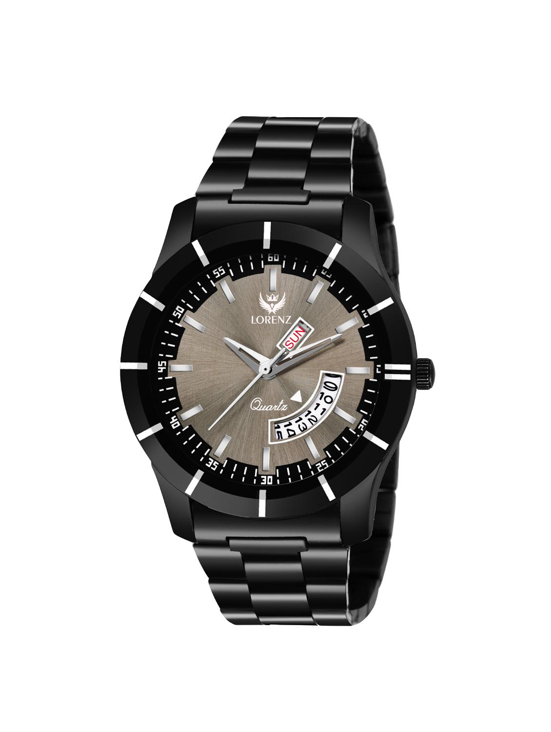 lorenz day & date functioning analog watch- mk-1088a - 15420316 -  Zoom Image - 0