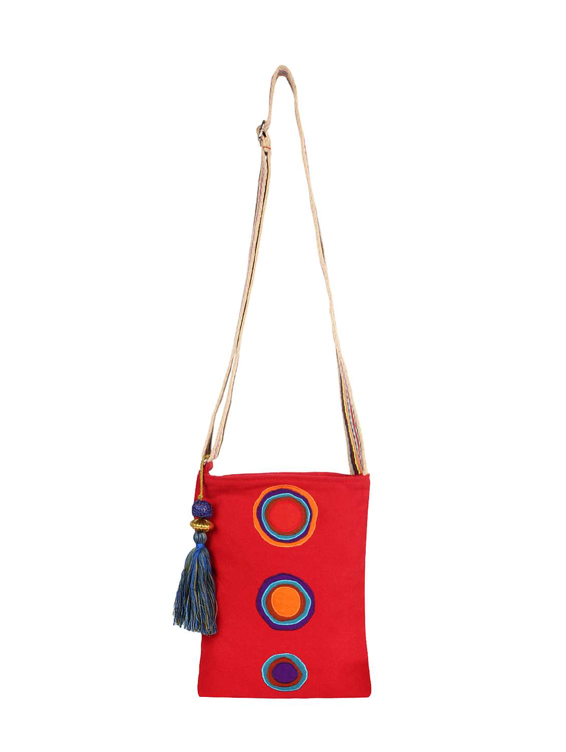 red canvas sling bag - 15421028 -  Standard Image - 4