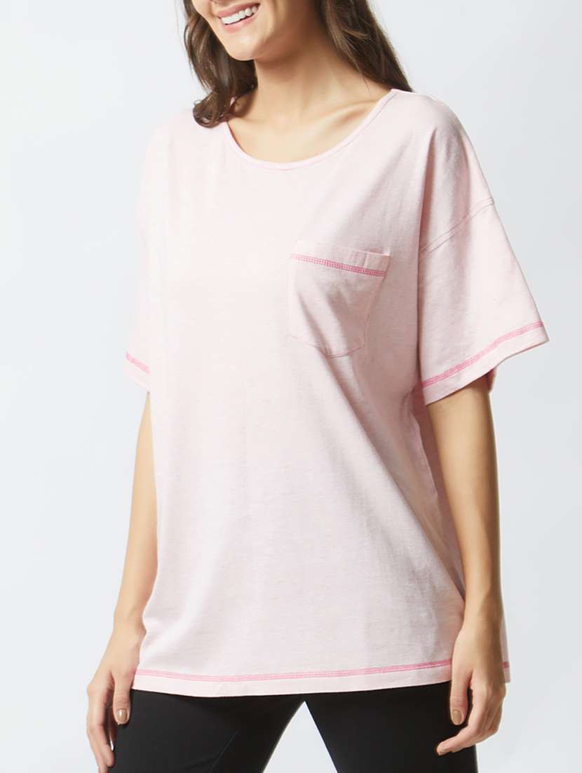 pocket patch drop shoulder tee - 15426651 - Standard Image - 1