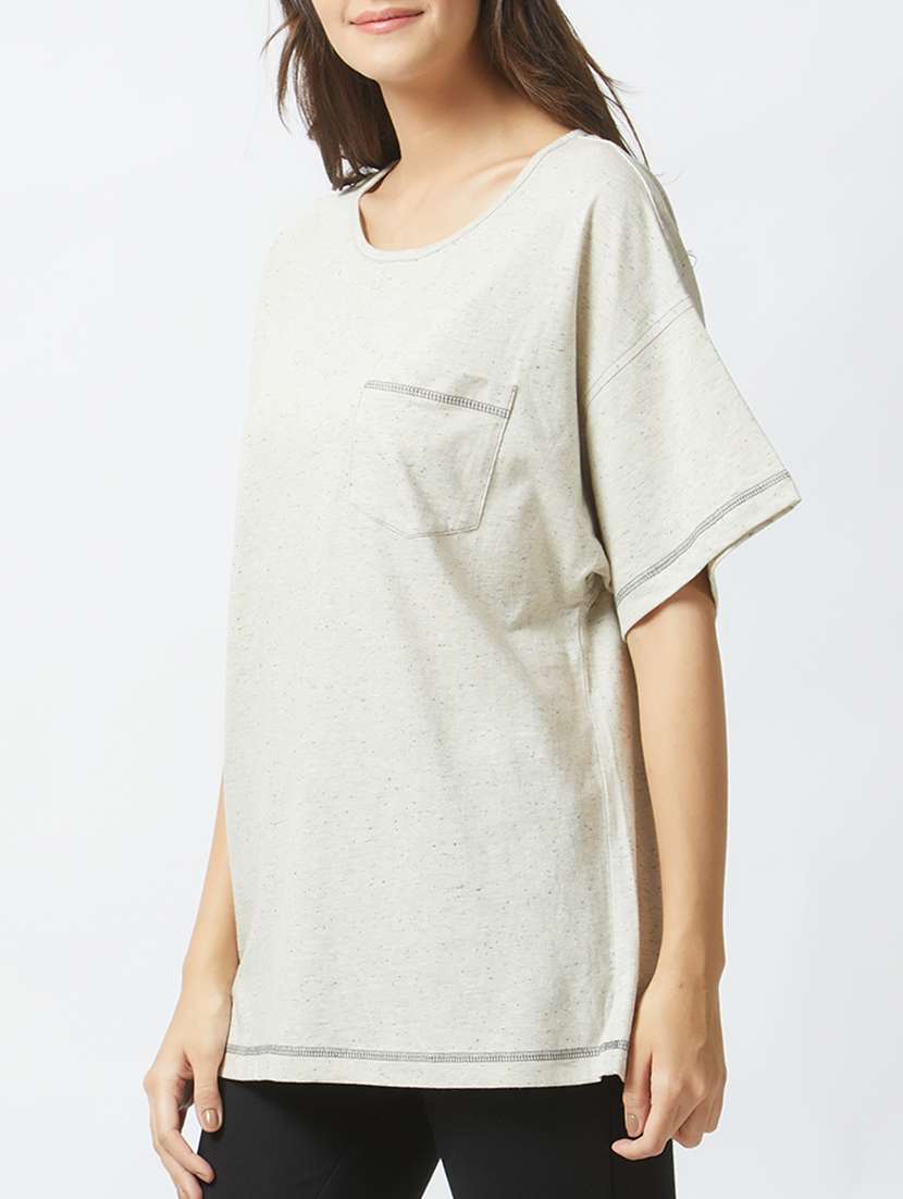 pocket patch drop shoulder tee - 15426655 -  Standard Image - 1