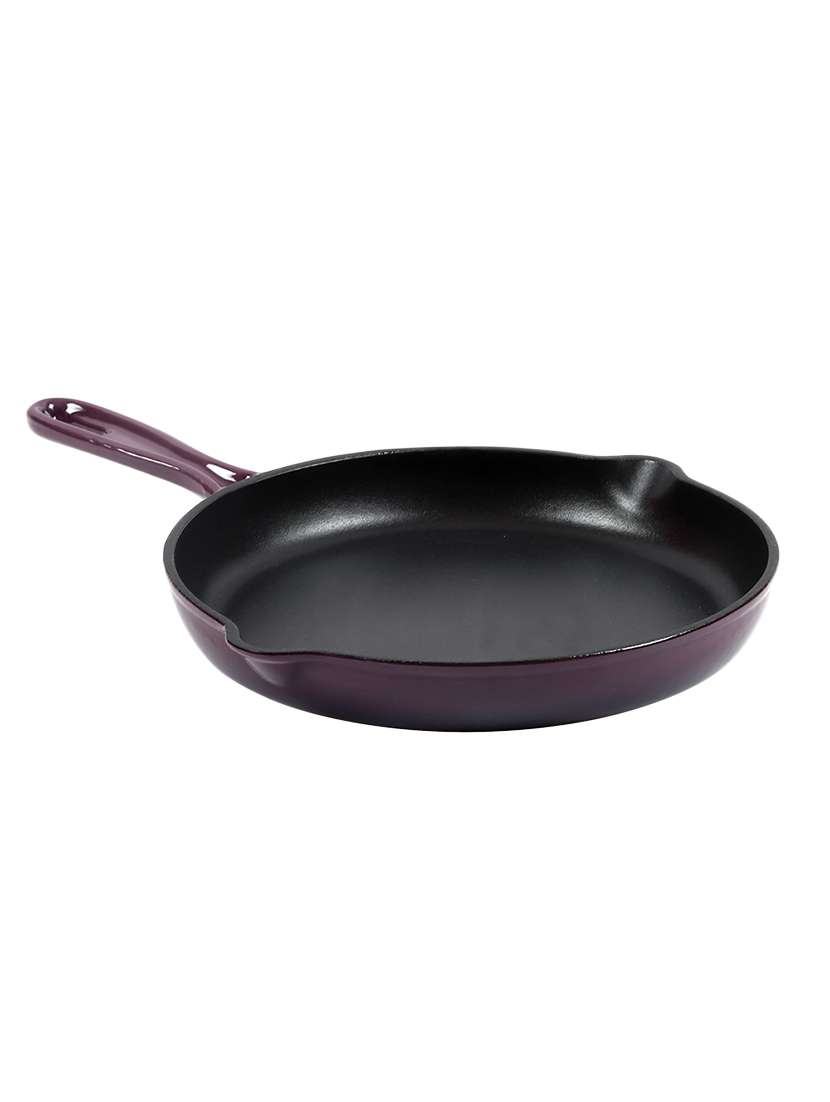 wonderchef ferro cast-iron - fry pan 26cm (purple)