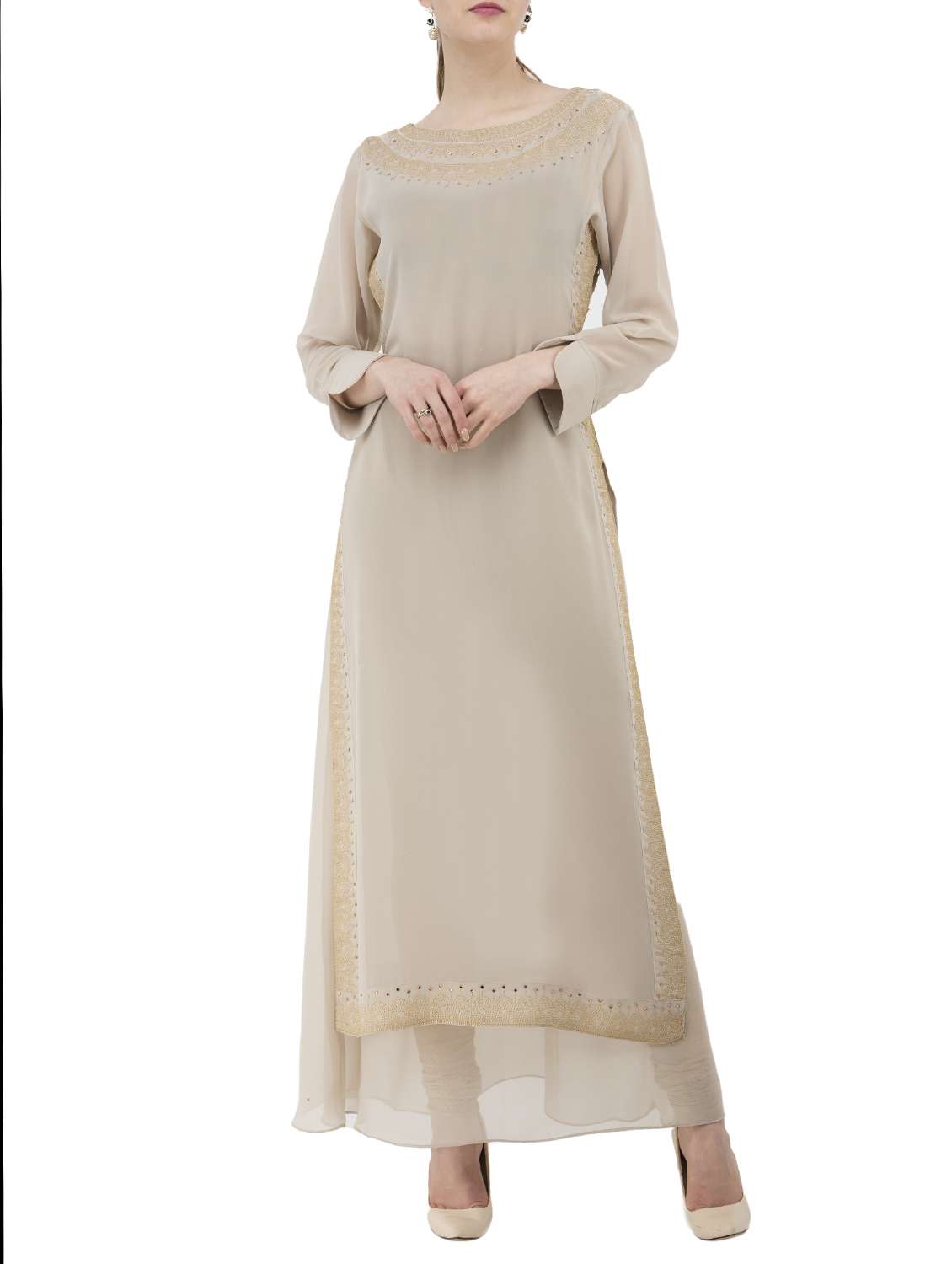 layered pastels kurta