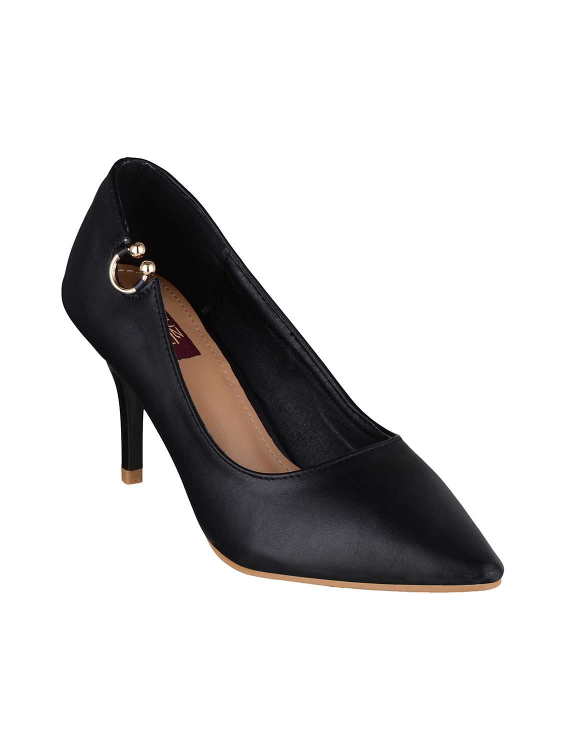black slip on pumps