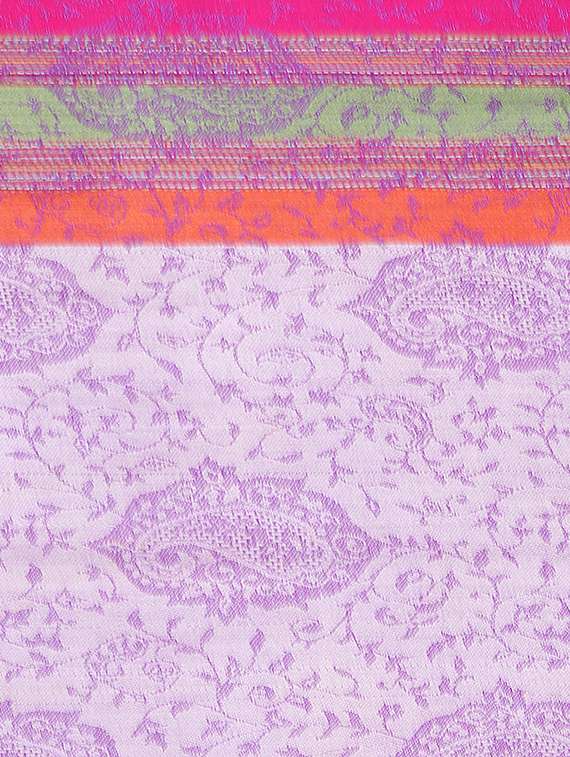 purple jaquard shawl - 15439319 - Standard Image - 1