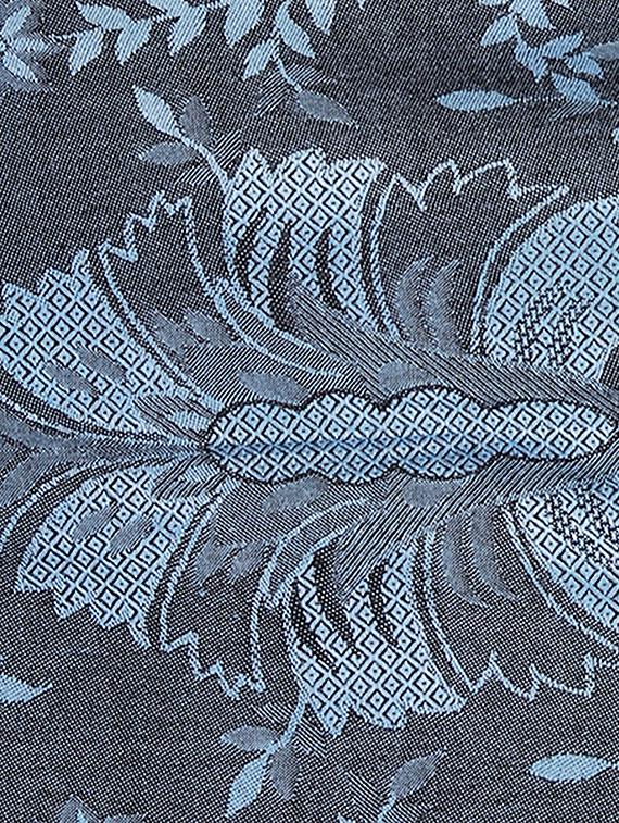 blue jacquard shawl - 15439323 - Standard Image - 1