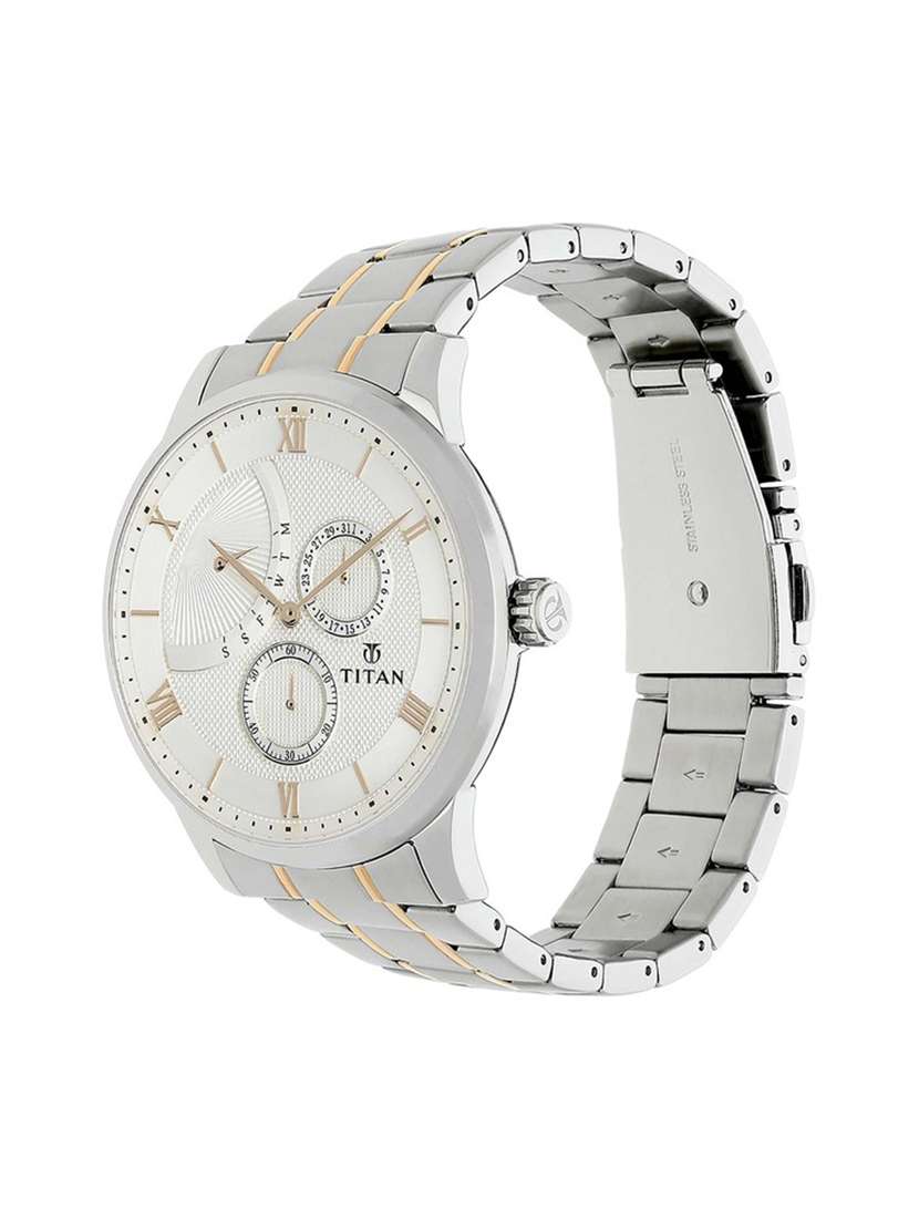 Stainless Steel 95086km01 Buy Titan NR2578QM02 Analog Watch For