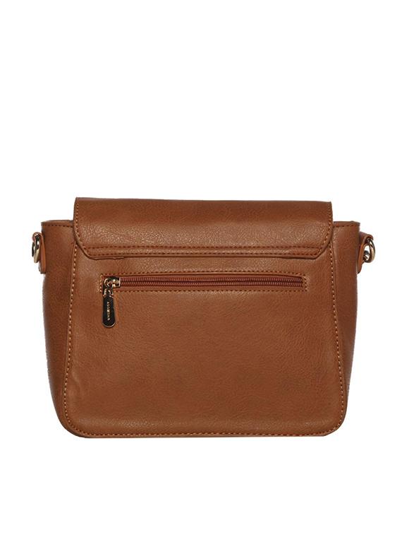 tan leatherette (pu) sling bag - 15441604 - Standard Image - 1