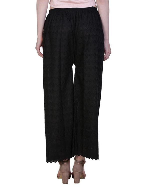 chikankari straight palazzo - 15444955 - Standard Image - 1