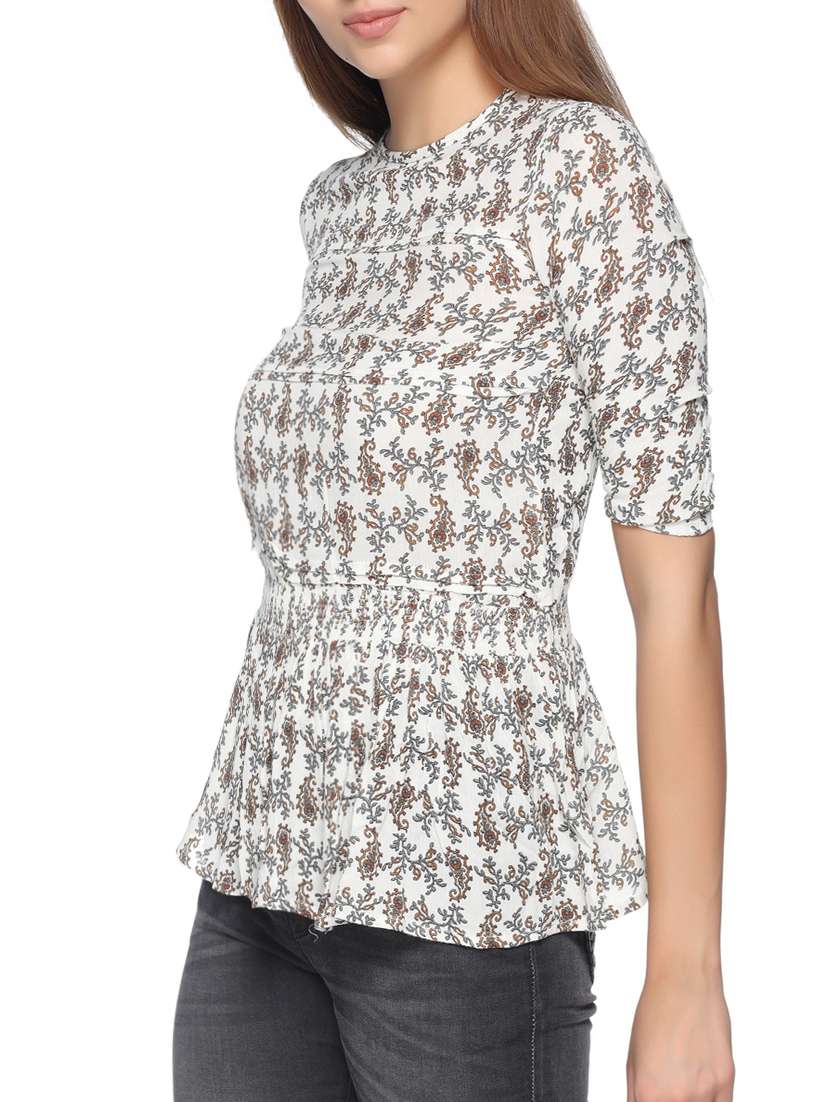 paisley print flowy top - 15449136 -  Standard Image - 1