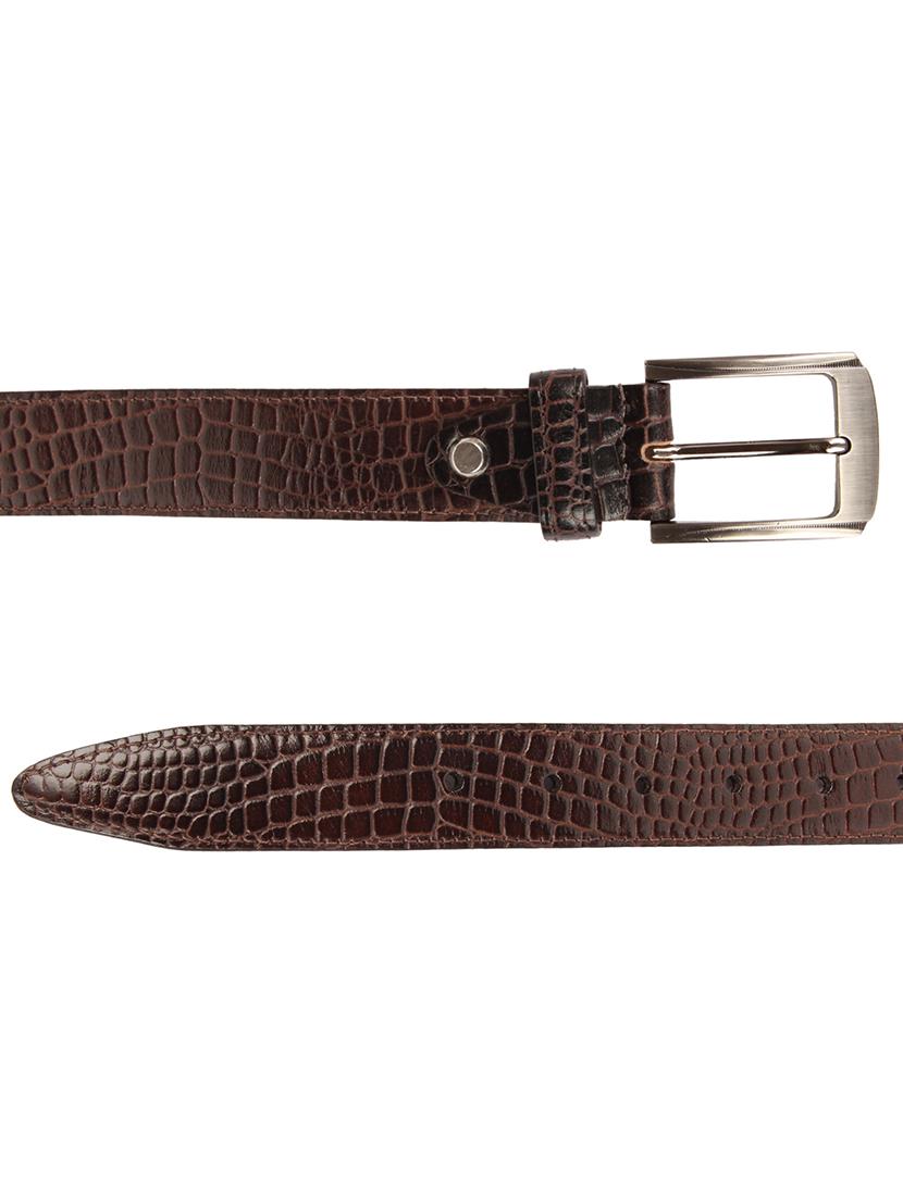 brown leather belt - 15450924 - Standard Image - 4
