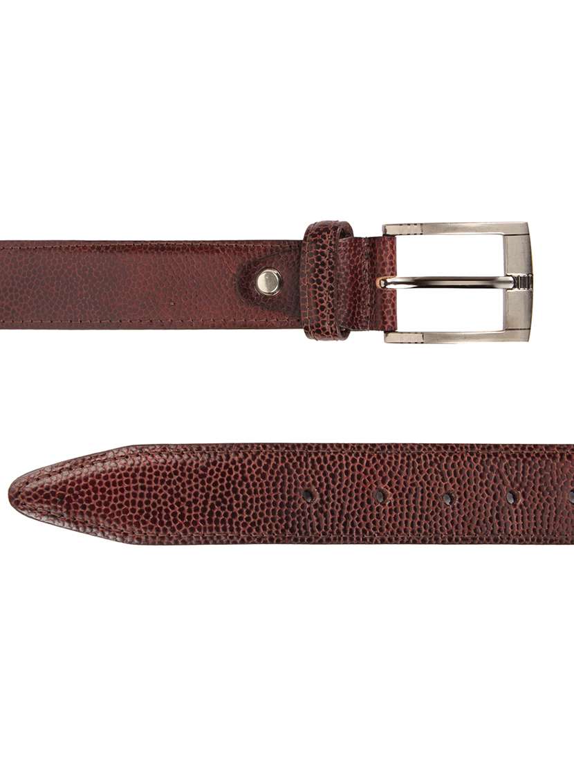 brown leather belt - 15450925 - Standard Image - 4