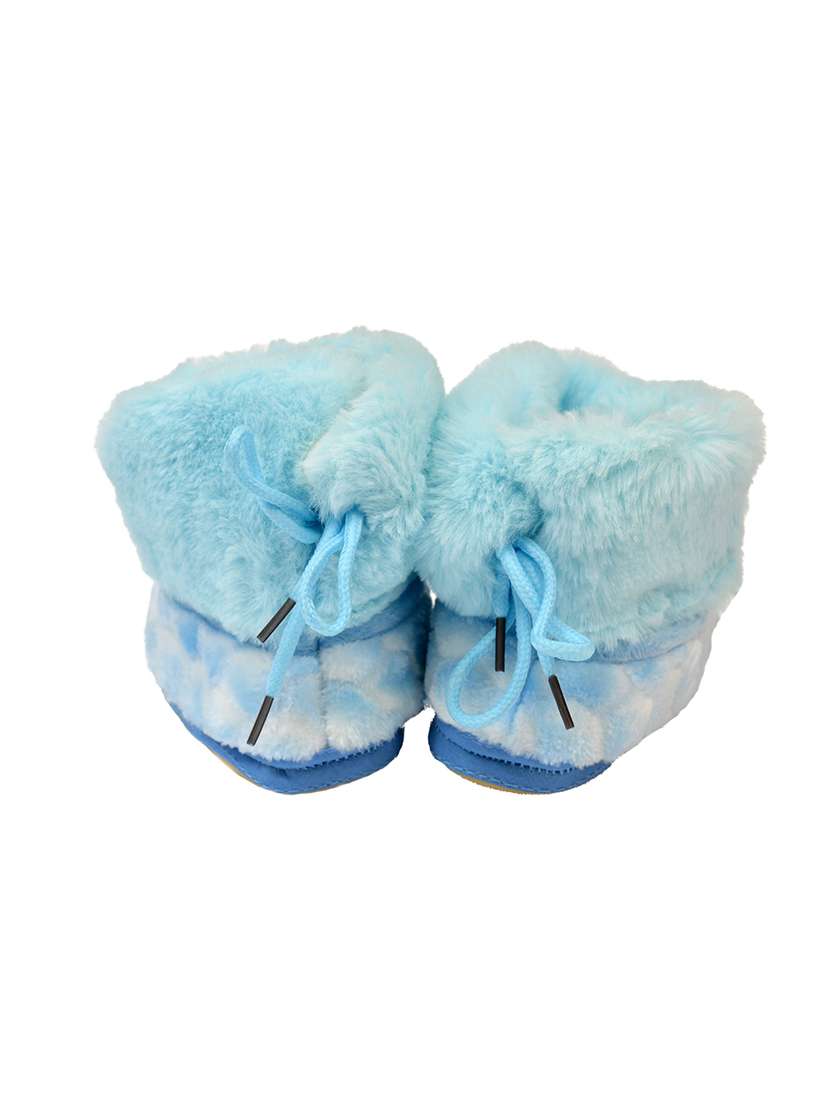 light blue fabric bootie - 15451750 - Standard Image - 1