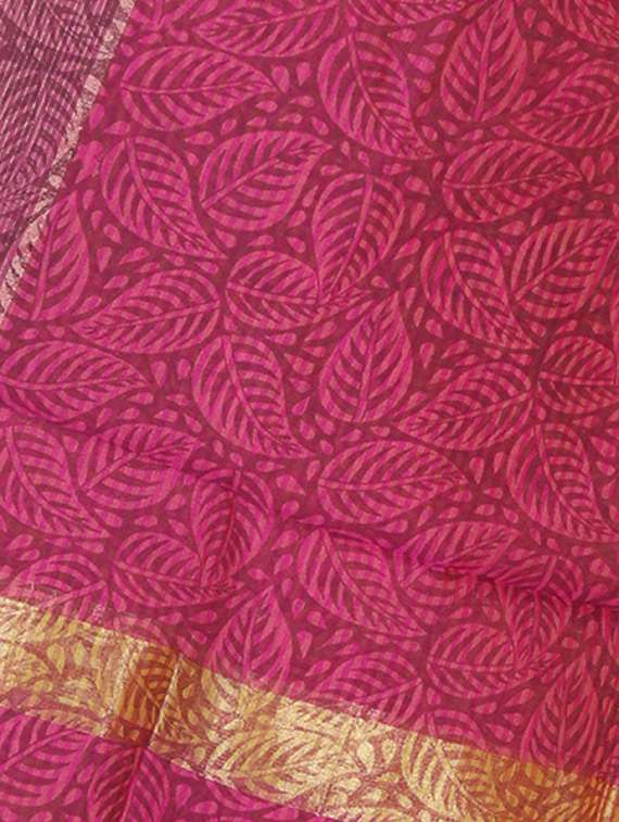 purple chanderi dupatta - 15456939 -  Standard Image - 1