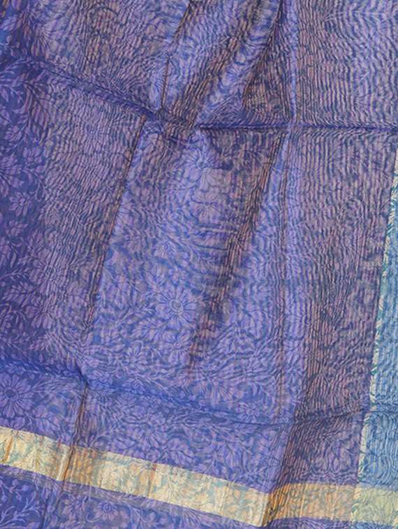 blue chanderi dupatta - 15456945 - Standard Image - 1