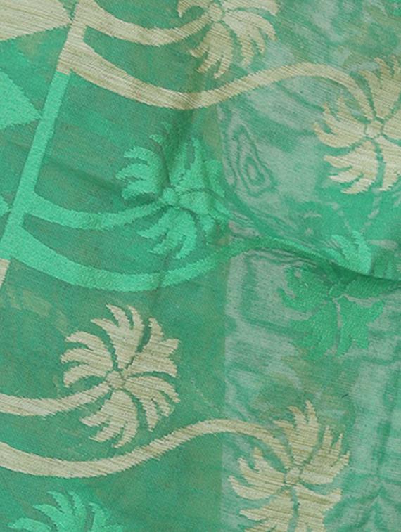 green net dupatta - 15456949 -  Standard Image - 1