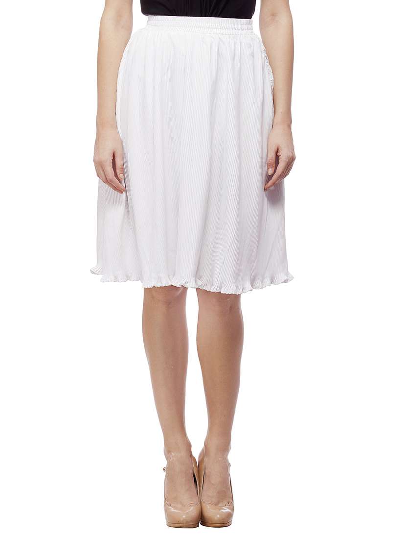 mid waist pleated skirt - 15460739 -  Zoom Image - 0