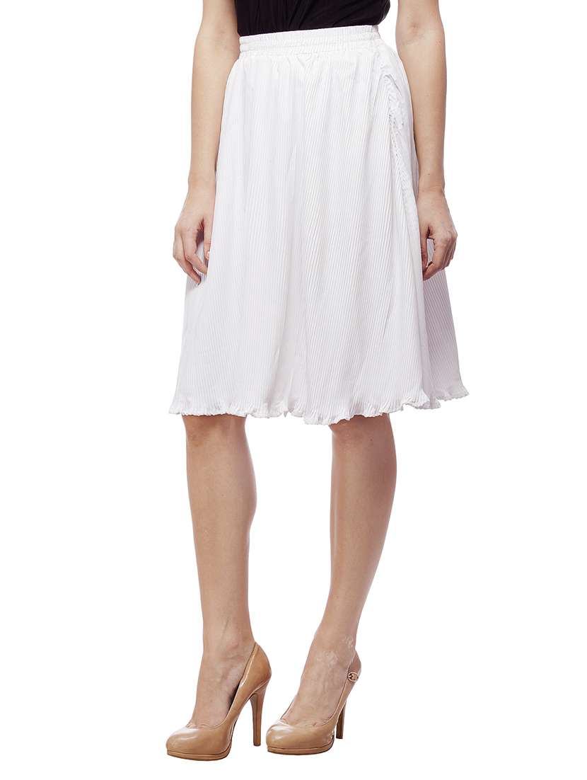 mid waist pleated skirt - 15460739 -  Standard Image - 1